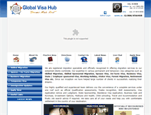 Tablet Screenshot of globalvisahub.com